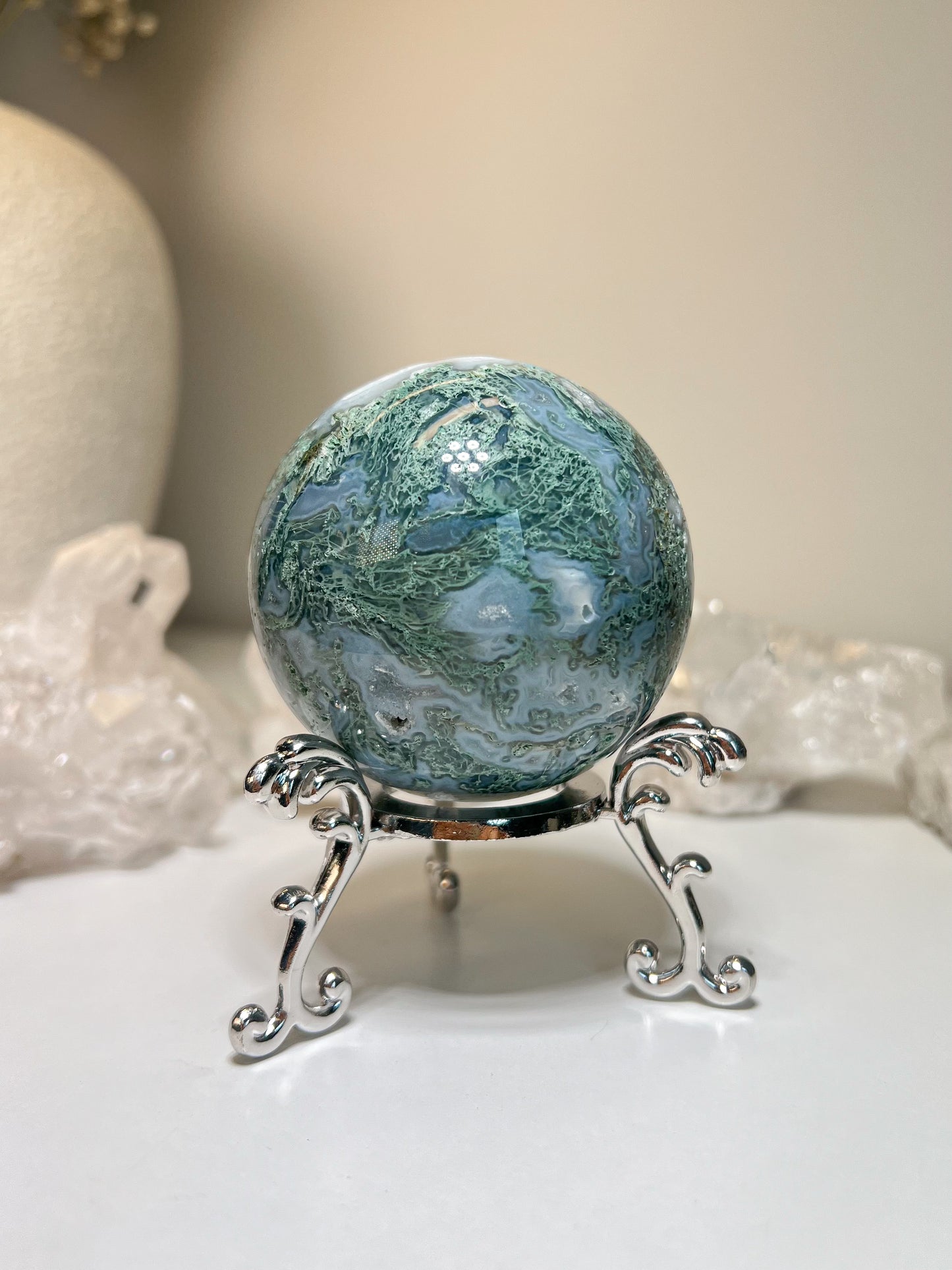Samanų Agato Sfera/ Rutulys 314 g