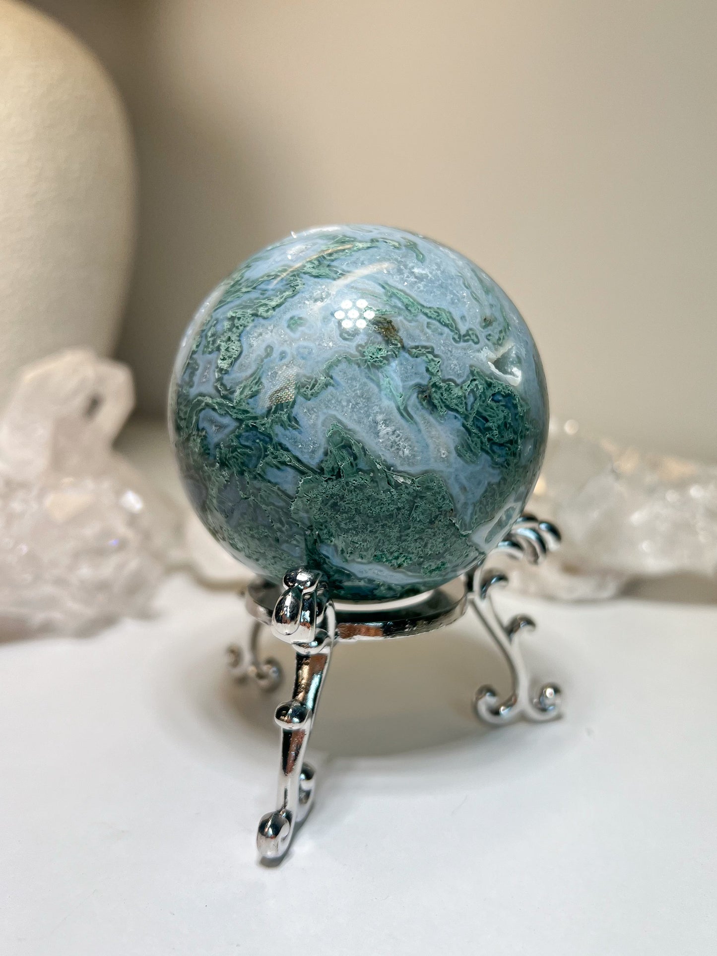 Samanų Agato Sfera/ Rutulys 314 g