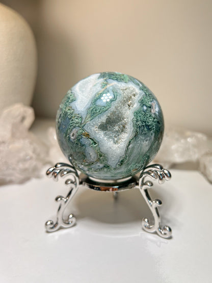 Samanų Agato Sfera/ Rutulys 314 g