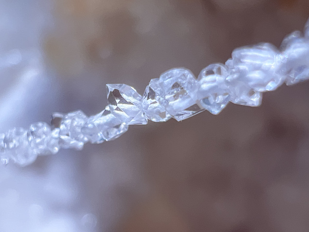 Smulkus Herkimerio Deimantų vėrinys, 1-3 mm