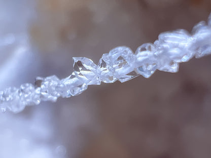 Smulkus Herkimerio Deimantų vėrinys, 1-3 mm