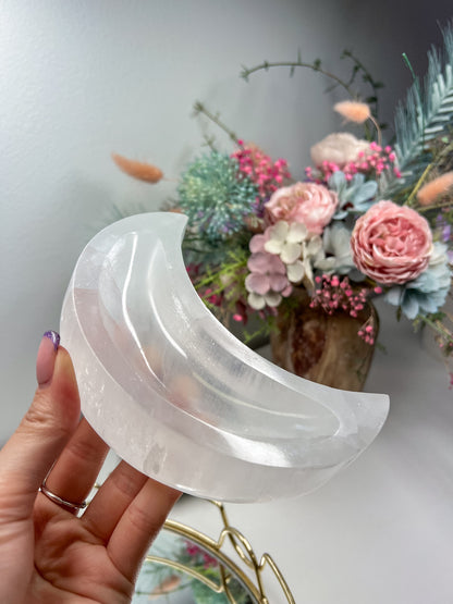 Selenito dubenėlis mėnulis, ~500 g.