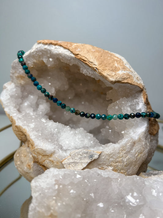 Chrizokolos karoliai, 4mm